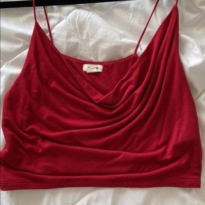 garage red tank top